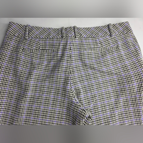Ava & Viv Plaid Pants 18W Black White Purple Stretch Winter Fall Work Ca-2573 - Picture 12 of 12
